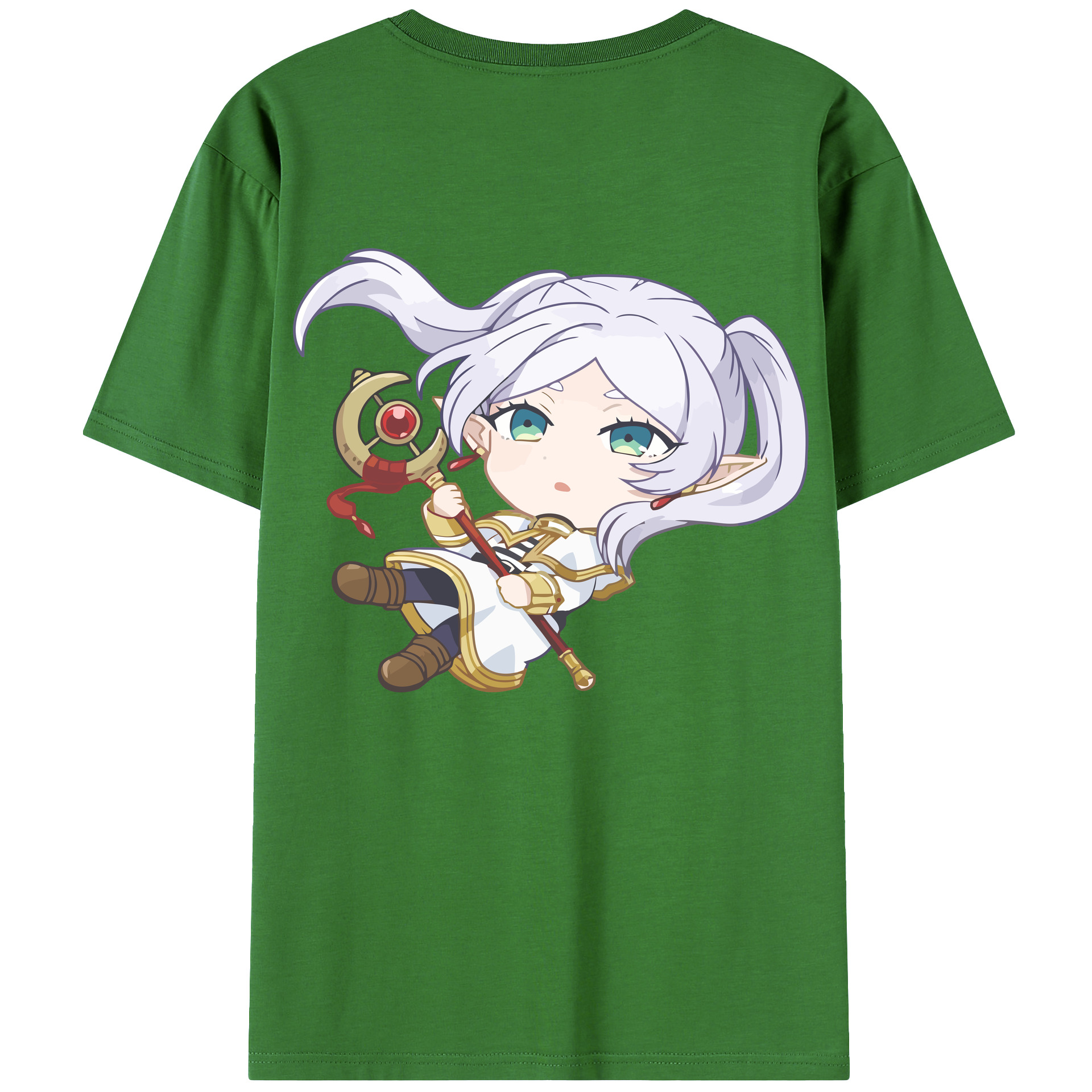 （画像用） 葬送のフリーレン Frieren レディース半袖Tシャツ(バックプリント)